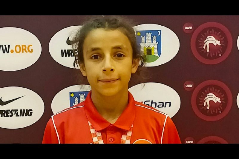 15 Yaş Altı Avrupa Güreş Şampiyonası’nda Fatma Yılmaz’dan Altın Madalya