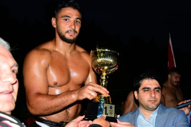 Kunduz Yağlı Güreşleri’nde Kazanan Mustafa Taş Oldu