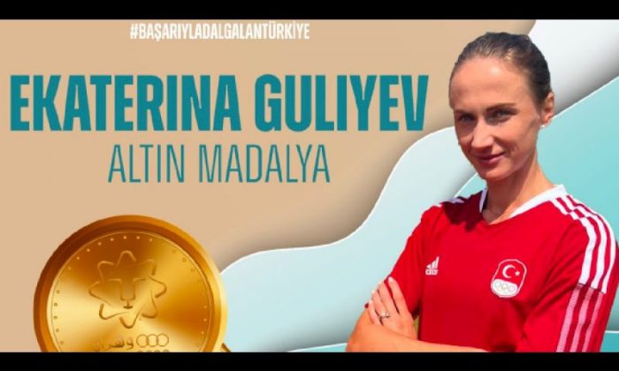 Milli Atlet Ekaterina Guliyev’den Akdeniz Oyunları’nda Altın Madalya