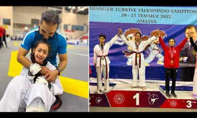 Minikler Tekvando Türkiye Şampiyonası’nda Azra Sağıroğlu Namağlup Türkiye Şampiyonu Oldu
