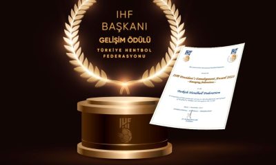 Türkiye Hentbol Federasyonu’na Gelişim Ödülü