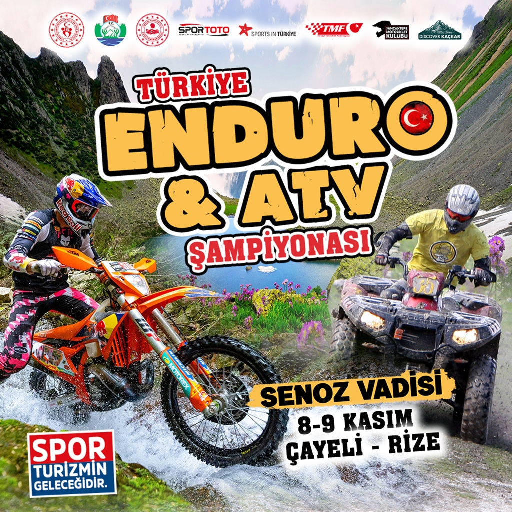 Senoz Vadisi, Türkiye Enduro ve ATV Şampiyonası’na Ev Sahipliği Yapacak
