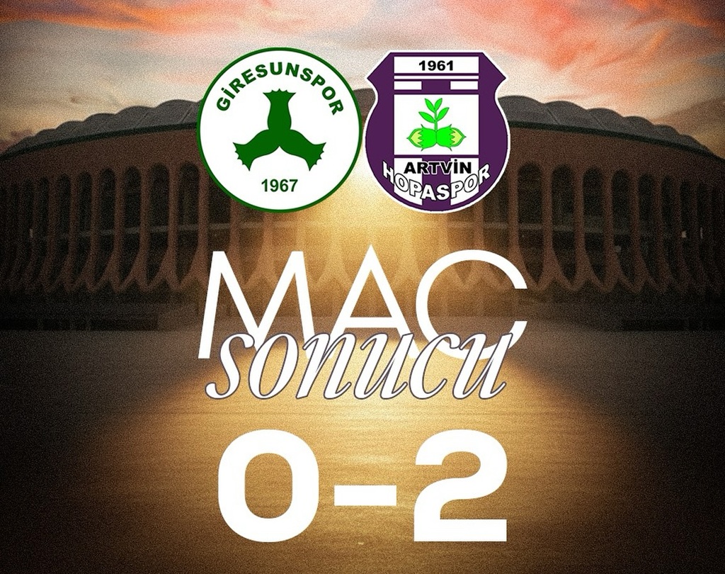 Artvin Hopaspor, Giresunspor’u Deplasmanda 2-0 Yenerek 3 Puanla Döndü