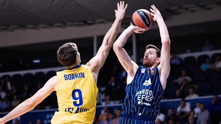 Anadolu Efes ile Maccabi Tel Aviv karşısında enfes başlangıç 85-78 maç sonucu
