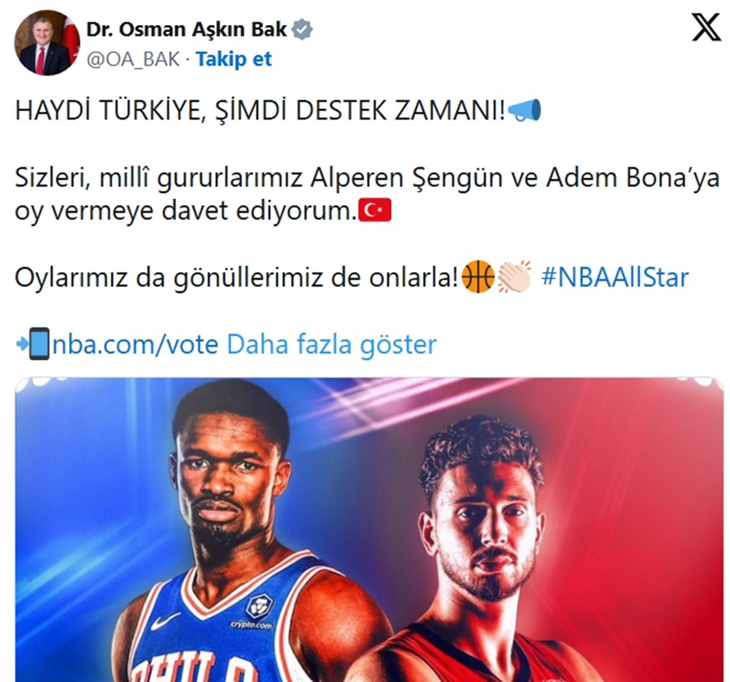 NBA All-Star 2026'da Türk Yıldızlarının Gözü Zirvede 2 osman