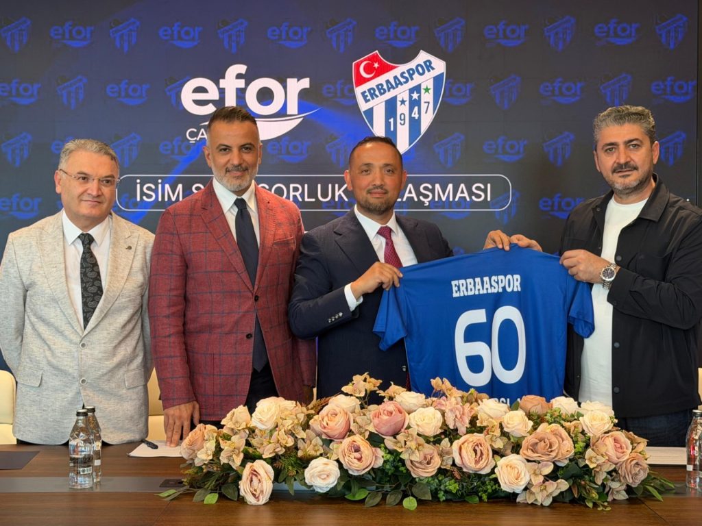Efor Çay’dan Futbola Destek: Efor Çay, Erbaaspor’un Yeni Gücü Oldu